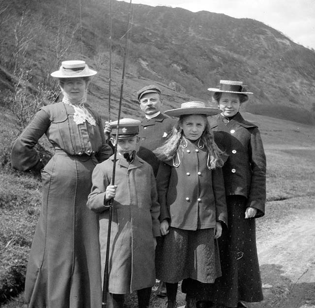 Myrdal-Familien Jersin på tur.